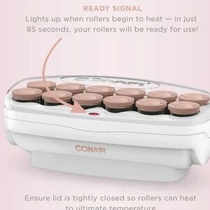 Conair Hair Rollers with Pink Accents